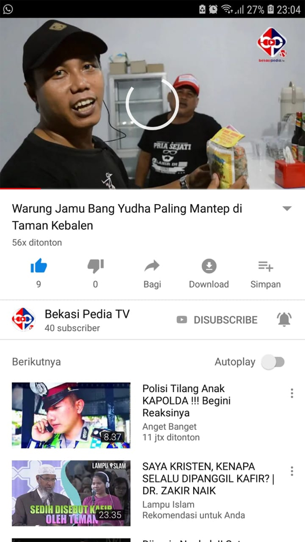 bekasipedia chanel