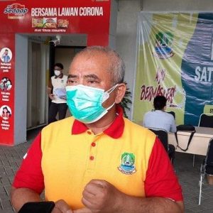 Wali Kota Bekasi Rahmat Effendi di Stadion