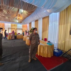 Hajatan Resepsi Nikahan di PPMK Darurat