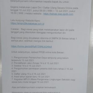 SMPN 26 Kota Bekasi