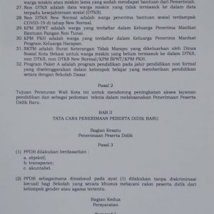 Perwal PPDB Online