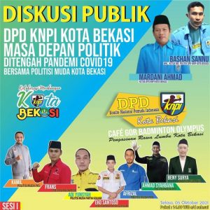 Diskusi Publik Politisi Muda KNPI Kota Bekasi