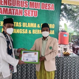 Pelantikan MUI Se-Kecamatan Setu