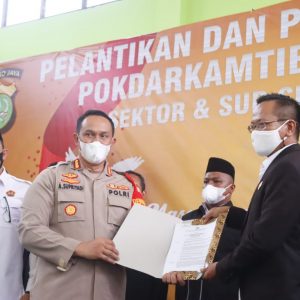 Kapolres Metro Bekasi Kota, Kombes Aloysius Supriyadi.