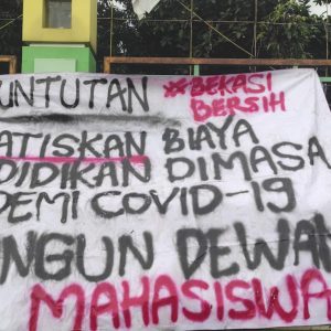 Mahasiswa Bekasi Gelar Demo
