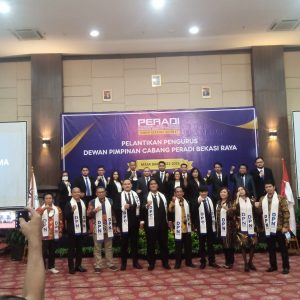 Pelantikan Pengurus DPC Peradi Bekasi Raya