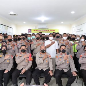Jajaran Polres Metro Bekasi Kota