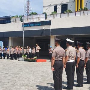 Anggota Polres Metro Bekasi Kota Naik Pangkat