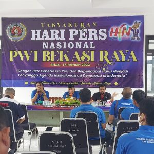 Tasyakuran HPN di PWI Bekasi Raya