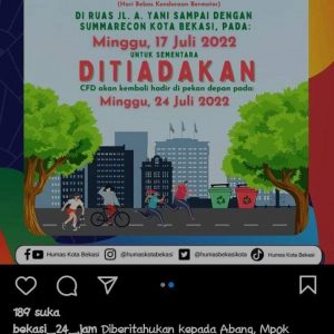 Instagram Humas Pemkot Bekasi
