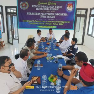 KPUD Kota Bekasi dan PWI Bekasi Raya