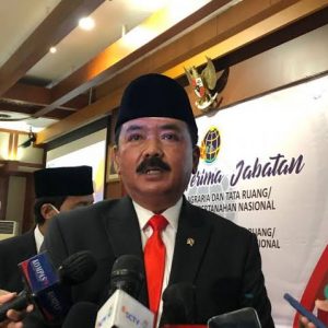 Menteri Agraria dan Tata Ruang/Kepala Badan Pertanahan Nasional (ATR/BPN) Hadi Tjahjanto.