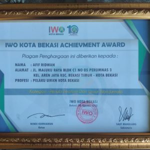 Penghargaan dari IWO Kota Bekasi