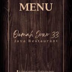 Menu Oemah Jowo 33