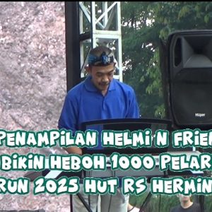 Penampilan Helmi n Friends di Fun Run HUT RS Hermina ke-40