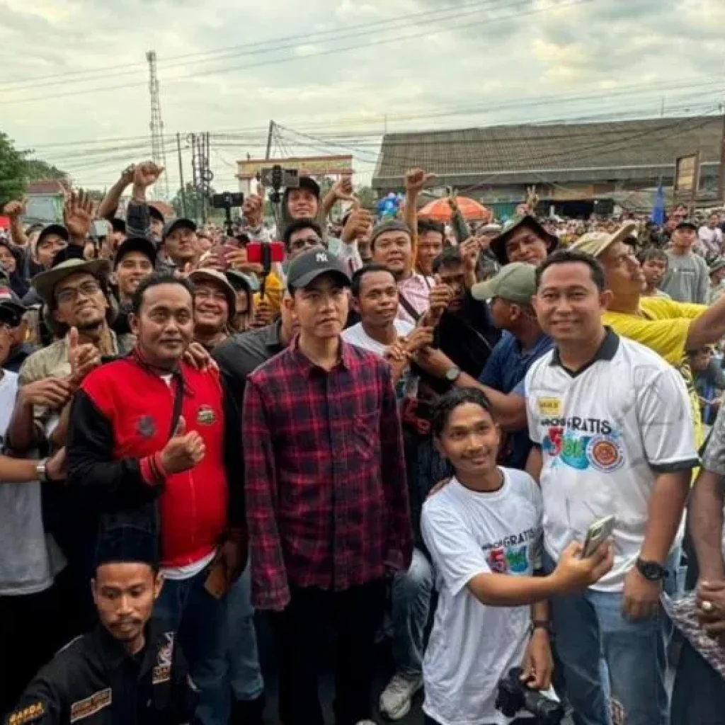 Wapres Gibran di Tambun Utara Kabupaten Bekasi.