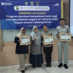 Narasumber Acara Taspen Bekasi.