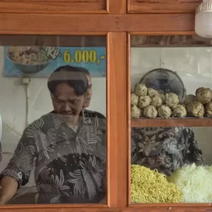 Pedagang Bakso di Kabupaten Bekasi.