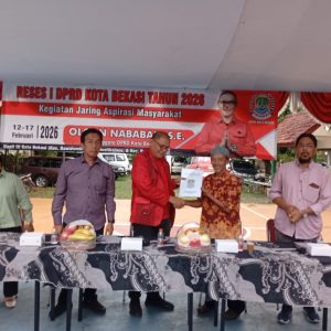 Reses Anggota DPRD Kota Bekasi Oloan Nababan.