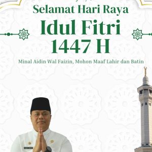 Dinsos Kota Bekasi Robert Siagian Ucapkan IdulFitri