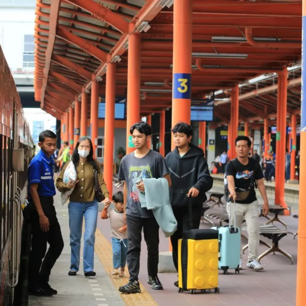 Kondisi Stasiun Bekasi.