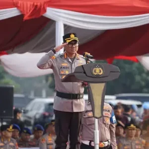 Kapolres Metro Bekasi Kombes Pol Andi Oddang Riuh Hutomo.