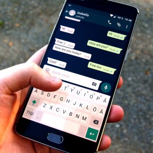WhatsApp chatting